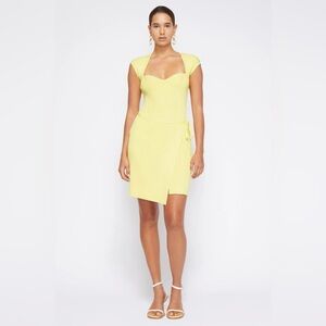 NWT Jonathan Simkhai Women’s S Covina Compact Cap Sleeve Rib Knit Mini Dress